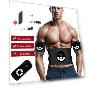 Massage Belt with Heating EMS Smart and Impulse Technology — Rehabilitation & Therapy Equipment