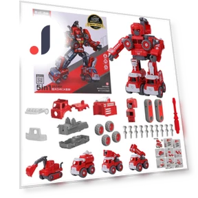Mechanical Driver Robot Transformer Building Toy Tool — Construction Kits, TAKUMIYA