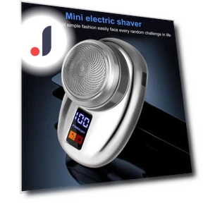 Mini Electric Shaver with Digital Display — Nose & Ear Trimmers, Enjoy Smart Home