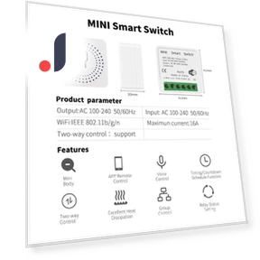 Mini WIFI Switch — Smart Home Modules, AE Selection