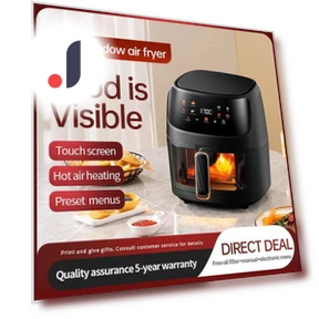 Multifunctional Touch Electric Fryer — Air Fryers, Perfect choice for your home