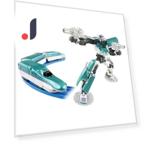 Plarail Shinkansen Transforming Robot Shinkalion Z Shinkalion ZH5 Hayabusa — Playsets, TAKARA TOMY