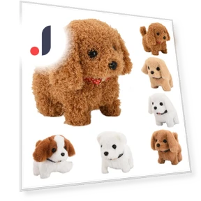 Realistic Plush Smart Dog Toy — Interactive, World Auto Parts
