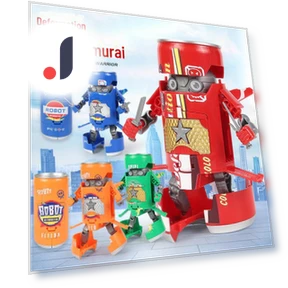 Robot Toy Transformer from Beverage Can — Playsets, Serene Greens