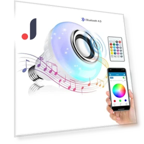 Smart Bluetooth RGB LED Lamp with Remote Control — LED, popmall