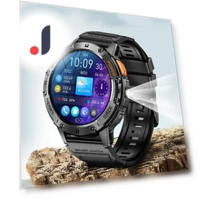 Smart Fitness Tracker Watch — Smartwatches, Technology Convenience