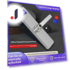 Smart Lock for Wooden Door — Biometric Security, VividTrove