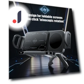 Smart Rotary Wireless Charger Center Console — Car Essentials, World Auto Parts