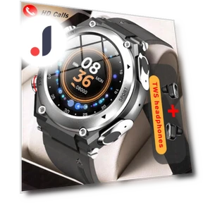 Smart Watch Bracelet 2 in 1 with TWS Wireless Earbuds — Wearable Accessories, Tiktop2