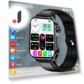 Smart Watch with ECG, Blood Pressure, and Blood Oxygen Monitoring — Smartwatches, SACOSDING