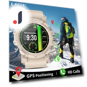 Smart Watch with GPS Positioning for Outdoor Sports — Smartwatches, LIGE