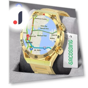 Smart Watch with NFC, ECG+PPG, GPS Motion Tracker — Smartwatches, Tiktop2
