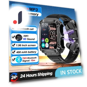 Smart Watch with Wireless Headset — Smartwatches, Tiktop2
