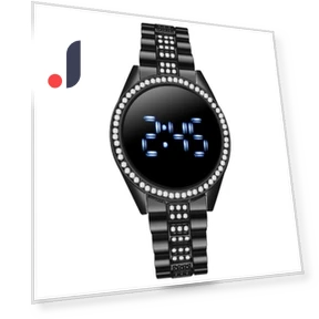 Unisex Fashion Watch with Rhinestones and LEDs — Timepieces, kuanhong