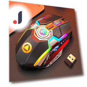 Wireless Gaming Mouse with LED Lighting — Mouse Pads, popmall