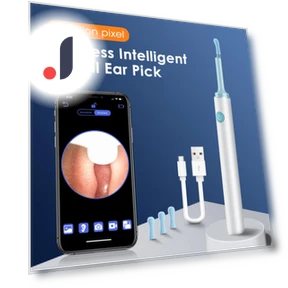 Wireless Wi-Fi Ear Cleaning Endoscope — Wax Removal, Cozy Cottage-Relax