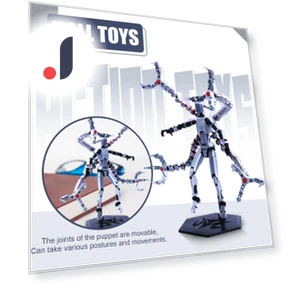 3D Printed Titan Robot Mobile Doll Set — Collectible Statues, Jiangnan C