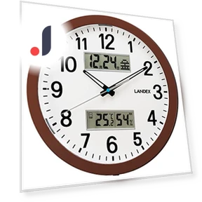 Analog Wall Clock with Illumination — Clocks, Collectors Guild Japan