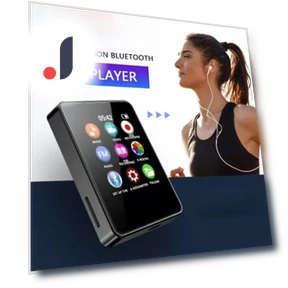 Bluetooth MP4 Player with Touch Screen — Portable Media Players, HOME-Auto-001