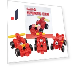 Educational Touch Korean Target Block — Stacking Blocks, JP Create mege