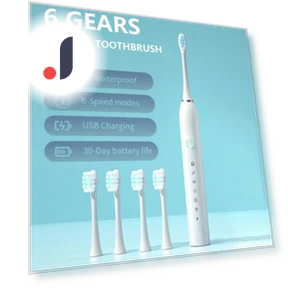 Electric Toothbrush with 4 Brush Heads — Electric Toothbrush Heads, nihaoya