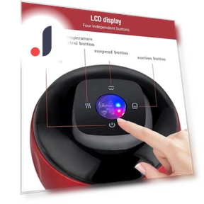 Electric Vacuum Cupping Massage Device — Magnetic Therapy, HOME-Auto-001