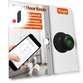 Fingerprint Door Lock — Biometric Security, HOME-Auto-001