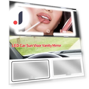 HD LED Touch Screen Car Makeup Mirror — Interior Mirrors, HOME-Auto-001