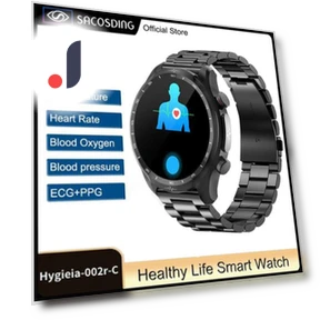 Hygieia-002r-C ECG+PPG Smartwatch — Smartwatches, SACOSDING