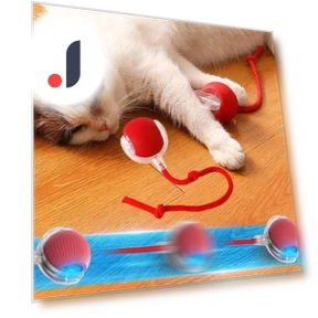 Interactive Pet Toy Ball — Interactive Animal Companions, YJMP