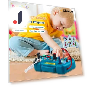 LED Busy Board with Touch Toys — Infant & Early Childhood Playthings, messiia