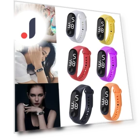 LED Screen Smart Touch Screen Sports Casual Bracelet — Wearable Accessories, Uav parts center