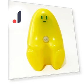 Lemon YouTuber Communication Robot — Stickers & Sticker Machines, BAKETAN WARASHI