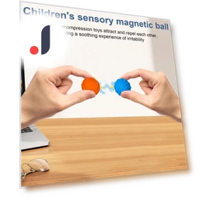 Magnetic Silicone Touch Ball — Blocks, SUNJOY HOUSE