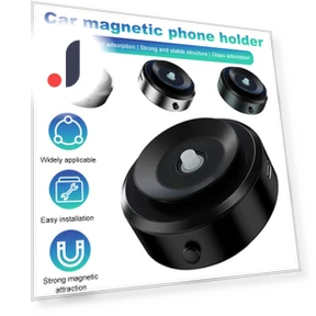 Magnetic Vacuum Car Phone Holder — Dashboard Installation Kits, Modern Home Furnishing