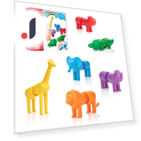 Magnetic Wild Animals Toy Set — Construction Kits, Smartmax