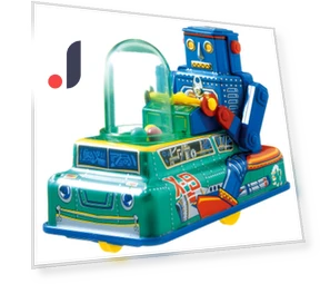 Mini Space Robot Car — Miniature Rides & Collectibles, Masudaya