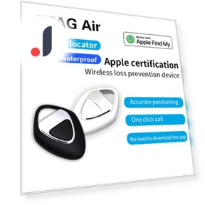 Mini Tracking Device for Apple Find My App — Item Locators, HOME-Auto-001