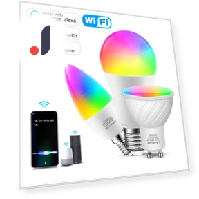 RGB LED Smart WiFi Bulb — LED, MALITAI