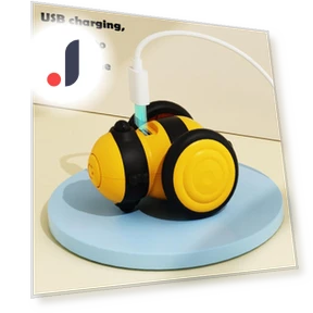 Smart Cat Toy with Bee Design — Interactive Animal Companions, HOME-Auto-001