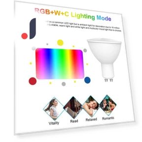 Smart LED Bulb WiFi RGB+W+C — LED, 3d printing machine