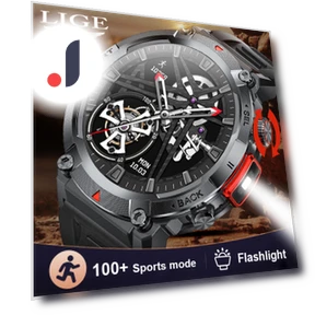 Smart Watch with Round HD Screen — Wearable Accessories, LIGE