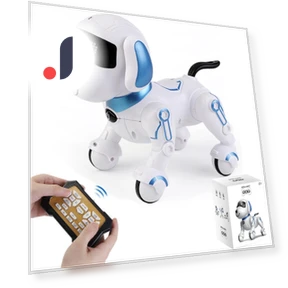 Trick Robot Dog with Music and Dance Functions — Interactive Animal Companions, Toys Space