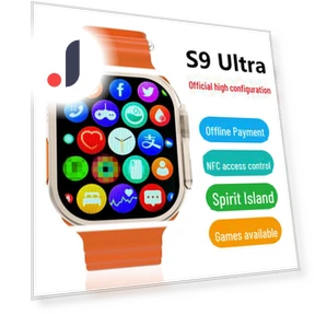 Ultra 2024 Smart Sports Watch — Smartwatches, Peach Bloom