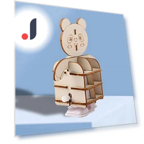 Walking Bear Robot STEM Kit — Construction Kits, Home Textile Star