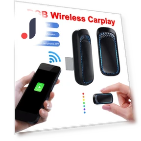 Wireless RGB Carplay Smart AI Box Adapter — Stereo Receivers, HOME-Auto-001