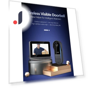 Wireless Waterproof Smart Video Doorbell — Smart Home Security, Crown Global