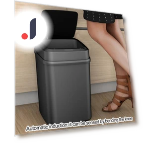 Automatic Induction Trash Bin — Kitchen Cans, Chic Interiors