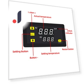 Digital Thermostat with LED Display — Thermostats, Home Of Auto Parts