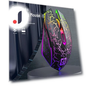 Dual Mode Silent Gaming Mouse with RGB Lighting — Mouse Pads, Computer boost
